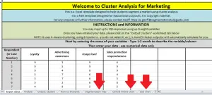 cluster analysis graph outputs